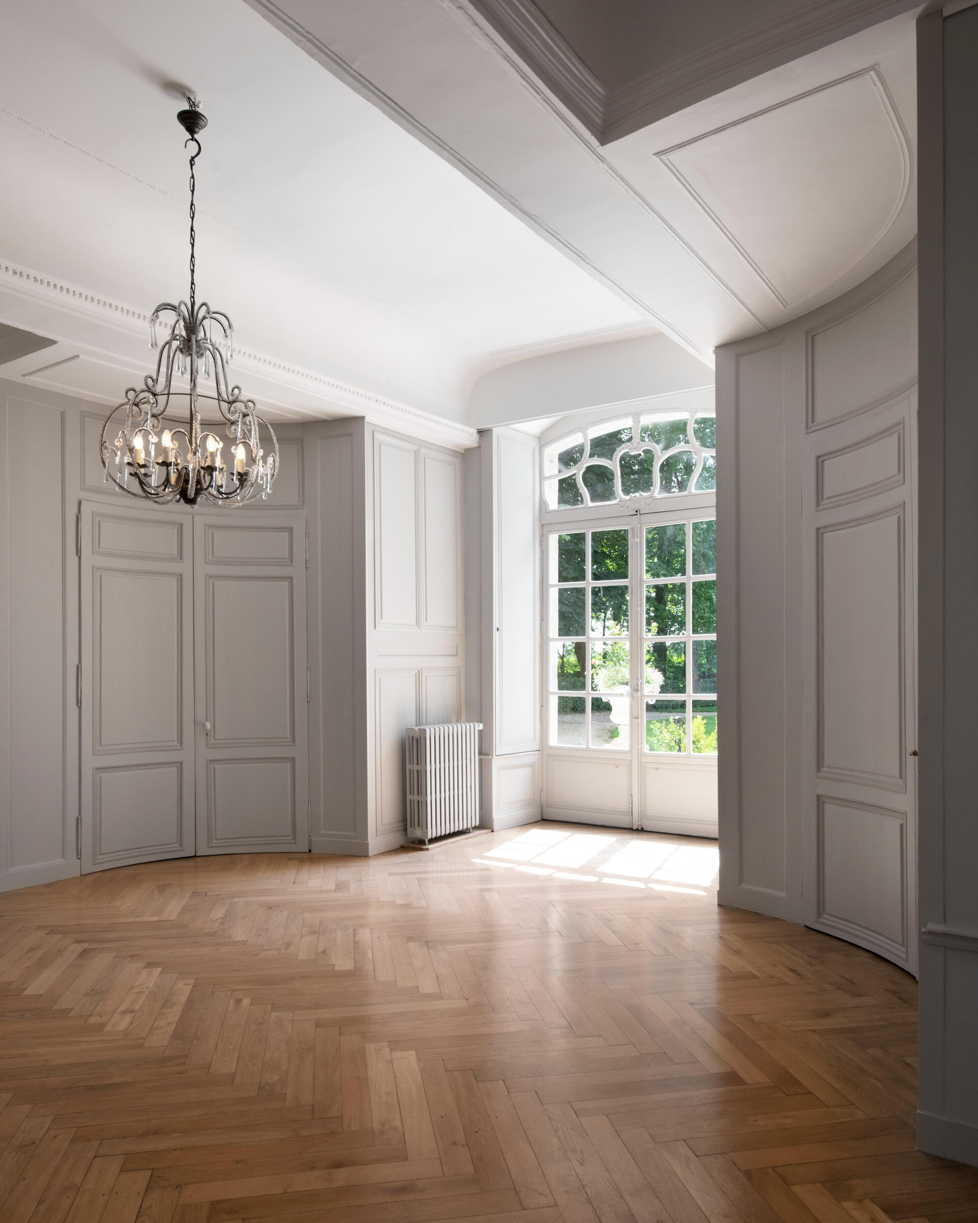 Un salon de réception du château